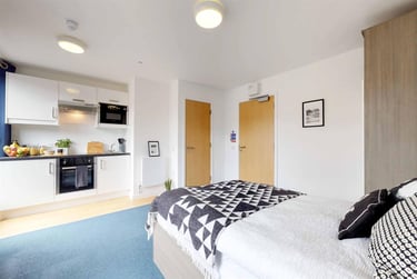 1 bed studio, West Park Place, Haymarket, Edinburgh, EH112EE - Image 8